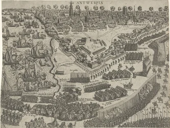 Przybycie księcia Anjou do Antwerpii i przyjęcie przez księcia Orańskiego, 1582