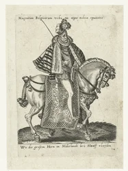 Holenderski dżentelmen na koniu