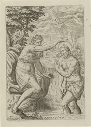 Chrzest Chrystusa Sceny z Biblii (tytuł serii) Biblia sacra (tytuł serii)