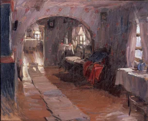 W wiejskim domu, 1914