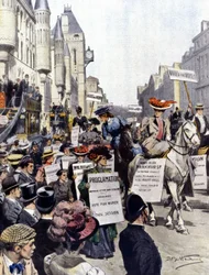 Demonstracje w Londynie we wrześniu 1908 r.