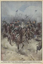 Pęd włoskich piersi przeciwko najeźdźcy