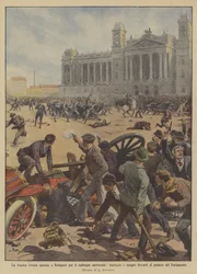 Tragiczna rewolta robotnicza w Budapeszcie o powszechne prawo wyborcze, barykady i krew przed nami?