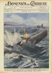 Jadąc nowo zakupionym za burtą po jeziorze Maggiore, niedaleko Angery?