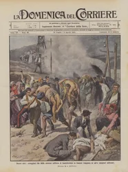 Mroczni bohaterowie, odważni, którzy ratują z płonącej kopalni siarki Casteltermini?