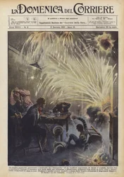 Tragiczny pokaz sztucznych ogni w domu