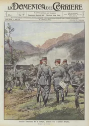 Vittorio Emanuele III w polu, żołnierz wśród żołnierzy Włoch