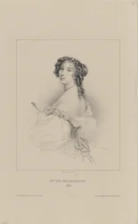 Françoise dAubigné, markiza de Maintenon 1635-1719, 1830-1840.
