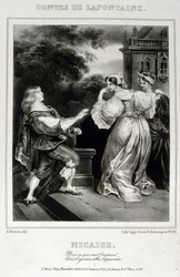 Ilustracja z „Nicaise” z Opowieści La Fontaine