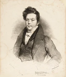 Portret kompozytora Auguste-Mathieu Panserona 1796-1859, 1832.