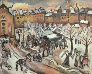 Śnieg w Monachium