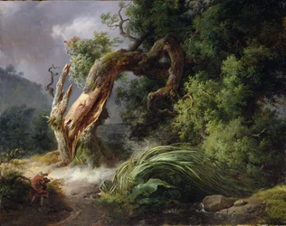 Dąb i trzcina, 1816