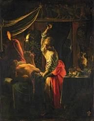 Judyta i Holofernes (olej na płótnie)