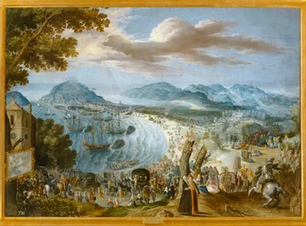 Lądowanie króla Filipa III w San Sebastian