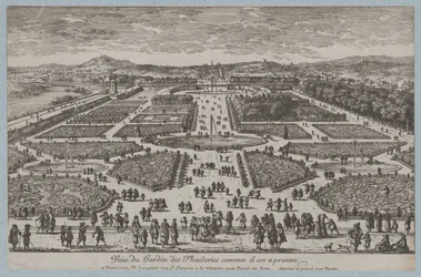 Ogród Tuileries, 1680., 1680.