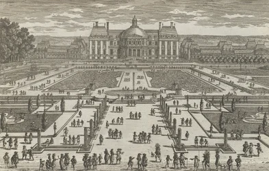 Widok Vaux-Le-Vicomte, lata 80., lata 80. XVII wieku.