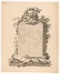 Druk tytułowy do opraw księgozbioru Biblioteki Dworskiej w Wiedniu