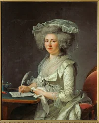 Portret kobiety (dawniej uważanej za Mme) (obraz na płótnie)