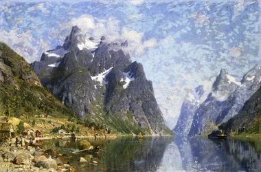 Fiord Hardanger, Norwegia,