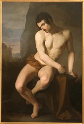 Akt męski (Prometeusz) (olej na płótnie)