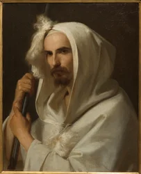 Portret Araba z karabinem i barracano 1849 (olej na płótnie)
