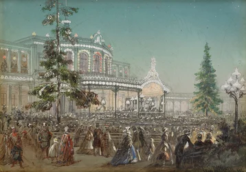 Obchody 25-lecia Kolei Carskiego Siole w Sali Koncertowej Dworca Pawłowskiego, 1862