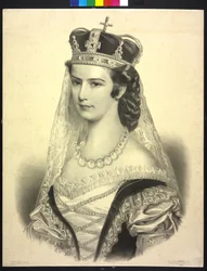 Cesarzowa Austrii Elżbieta (litografia)