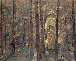 Kobieta w lesie, 1906