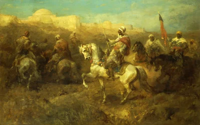 Arabscy Jeźdźcy w Marszu,