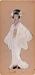 Kostium postaci Cio-Cio-San do opery „Madame Butterfly” Giacoma Pucciniego