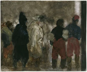 Przybycie francuskich jeńców wojennych do Berlina nocą