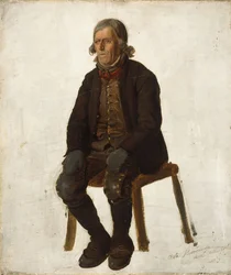 Portret Asle Hermandsøna z Hallingdalu