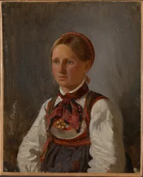 Portret Gunild Olsdatter z Tinn