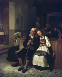 Niewidomy i jego córka