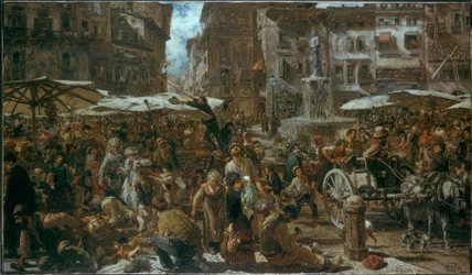 Piazza d’Erbe w Weronie
