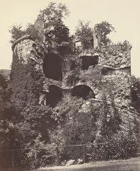 Wieża Eksplodująca, Zamek Heidelberg, ok. 1930 r. 1865.