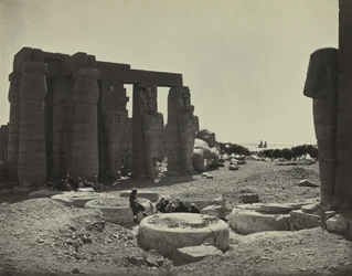 Ramesseum, Teby