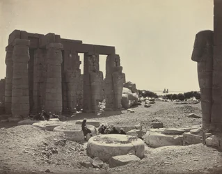 Ramesseum, Teby, 1869.