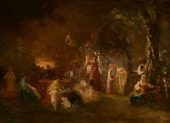 Fête Champêtre, ok. 1844-86 (olej na płótnie)