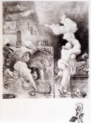 Pożądanie - rysunek Willette