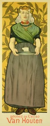 Reprodukcja plakatu reklamującego "Van Houten Cocoa", 1893 r.
