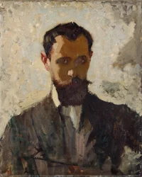 Studium autoportretu, ok. 1912 (olej na płótnie)