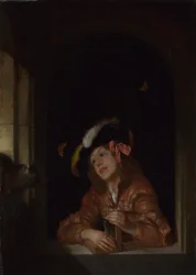 Chłopiec z pułapką na myszy, 1678