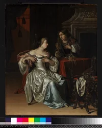 Sługa Tankreda przedstawiający serce Guiscarda w złotym pucharze Guismondowi, 1675 r