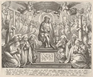 Mąż boleści z Trzema Mariami i Ewangelistami.