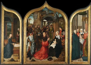 Narodzenia, Adoracja Trzech Króli, Ofiarowanie w świątyni, 1510-12.