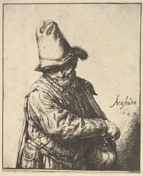 Człowiek o lirze korbowej, 1647.