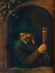 Chłop przy oknie, c1658