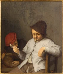 Palacz i pijący, ok. 1650 r.