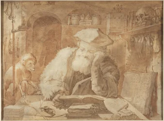 dr. Faust w swoim gabinecie